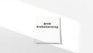 BHW Kreditantrag : Guide Complet